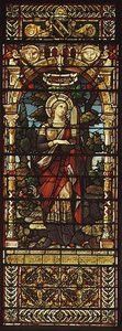 St. Cecilia, by Mayer and Co., Munich based firm active in UK, c.1885 by German School